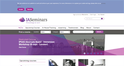 Desktop Screenshot of iaseminars.com